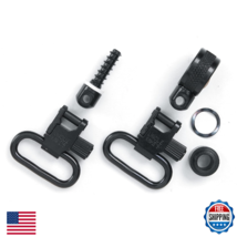 Uncle Mike's QD 115 Blued 1'' Clam Browning BLR Swivels, Black - $33.41