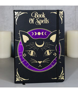 Mystic Mog Cat Book Of Spells Lined Pages Journal Book With Bookmark And... - £15.61 GBP