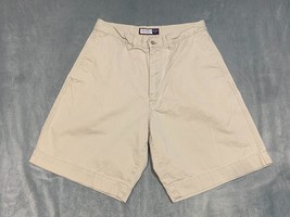 Arizona Mens Shorts Size 28 X 9 Khaki Casual Flat Front RelaxFit Summer ... - £6.08 GBP