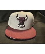 Chicago Bulls Snapback Hat New Era 9Fifty Gray Red Elephant Print Brim H... - $68.54 CAD