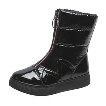 New Winter Boots Women&#39;s Snow Boots Plus Velvet Warm Boots Fashion Calf Boots Ou - £40.13 GBP