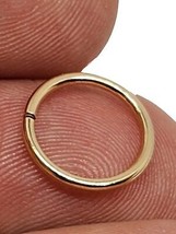 Anello al naso in oro 9Kt Anello ad anello in oro da 10 mm 16g (1,2 mm)... - £39.37 GBP