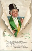 Ellen Clapsaddle St Patrick&#39;s Day Old Man Day in the Morning 1912 Postcard W9 - £15.72 GBP