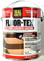 Seal Krete Floor Tex Textured Concrete Coating Decorative Non Slip Finis... - $31.99