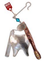 My Favorite Dentist Tooth Toothbrush Ornament Metal Fair Trade Pilgrim I... - £19.02 GBP