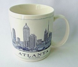 Starbucks Atlanta GA Mug Coffee City Skyline Architecture 2008 Hotlanta Blue New - £35.62 GBP