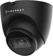 Black Ip5M-T1179Eb-28Mm Amcrest 5Mp Turret Poe Camera, Ultrahd Outdoor Ip, Ip67. - £62.31 GBP