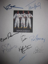 Apollo 13 Signed Film Movie Screenplay Script X9 Autograph Tom Hanks Ron Howard  - £15.97 GBP