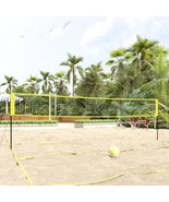  Volleyball Net Yellow and Black 324&quot;x96.1&quot; PE Fabric - $161.99