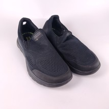 Mens Black Skechers Delson Camben Mesh Slip-On Shoe 216039 Memory Foam Size 8 - £15.91 GBP