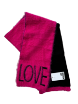 Boutique Love Moschino Silk Scarf Pink / Black - £102.85 GBP