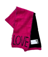 Boutique Love Moschino Silk Scarf Pink / Black - £102.54 GBP
