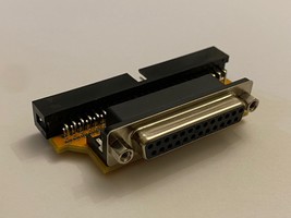 25 PIN FEMALE D-SUB DB25 TO 50 PIN MALE DIY IDC SCSI ADAPTER NEW - £13.58 GBP