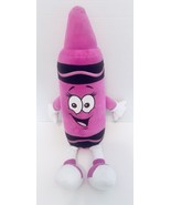 Crayola Jazzberry Jam Crayon Experience 19&quot; Plush 2015 Stuffed Plush Pink - £16.29 GBP
