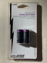 Deworld 700mAh 3.7V 16340 Li-ion Rechargeable Batteries Flashlight &amp; DIY... - £12.39 GBP