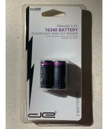 Deworld 700mAh 3.7V 16340 Li-ion Rechargeable Batteries Flashlight &amp; DIY... - £12.11 GBP