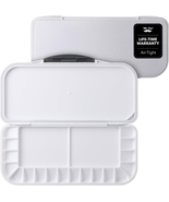 Airtight Watercolor Palette, 18 Wells and 2 Mixing Areas, Palette with Lid - $247.02 MXN