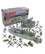 BMC WW2 D-Day Plastic Army Men - Utah Beach 40pc Soldier Figures Playset - £43.24 GBP