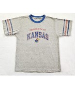 NCAA Kansas Jayhawks KU Retro T-Shirt Youth Size XL (18/20) EUC Rare! - $335.68 MXN