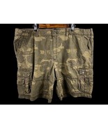 Redhead Cargo Shorts Size 48 Mens Camo Y2K Workwear Cabincore Hunting Core - $39.46
