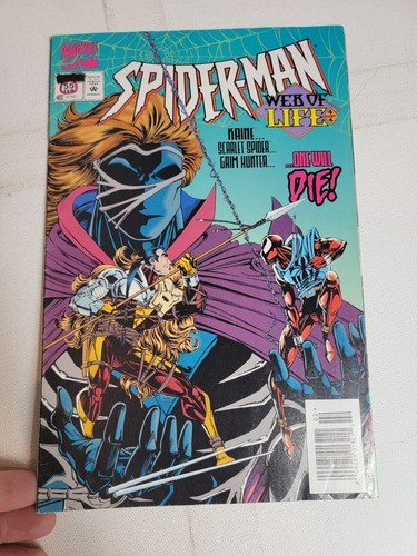 Comic Book Marvel Comics #55 Spiderman Web of Life Scarlet Spider Grim H... - $11.76