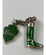 Gucci Green And Gold Key Chain Boot Bag Charm Missing Clip - €120,45 EUR