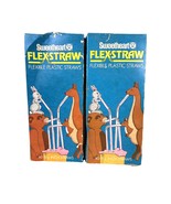 Vintage Sweetheart Jumbo Straws – Lot of 2 Boxes 80 Total 8” Retro Barware - $18.05