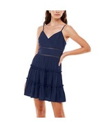 Trixxi Juniors Spaghetti Strap Fit + Flare Dress in Day Blue-Size X-large - £18.09 GBP