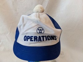 Westinghouse Operations Blu Trucker Snapback Regolabile Vintage Cappello - $19.34
