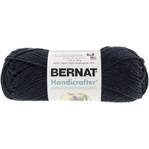 Bernat Handicrafter Cotton Yarn SolidsBlack Licorice - $23.75