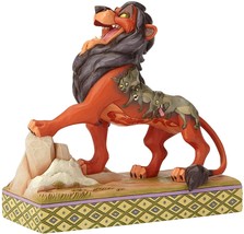Enesco Disney Traditions by Jim Shore Lion King Scar Villain Figurine 7 Inch - £91.55 GBP