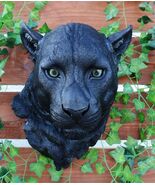 Ebros Large Black Panther Head Wall Decor Plaque 16&quot;Tall Jaguar Wall Bus... - €68,69 EUR