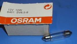 OSRAM LAMP No.6461  12v 10w  sv8 5-8 lamp bulb - £5.72 GBP