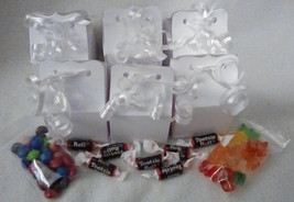 200 Flat White Candy Boxes#101-Favor Box,Cardstock,Holiday,Free Shipping - £17.18 GBP