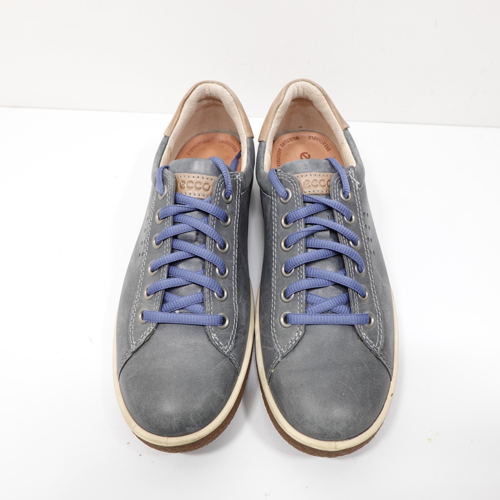Ecco Women's Chase II Blue Leather Lace Up Casual Shoes Size EU 37 US 6.5 Item image 3