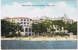 Postcard Hotel Buena Vista &amp; Cottages Beloxi Mississippi - £3.81 GBP