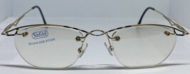 NEW Vintage Eyeglass Safilo Elasta Stainless Steel RARE Eyewear - $128.35