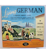 Living Language Course German Vintage 1956 Language Course on 33 1/3 RPM... - $32.46 CAD