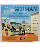 Living Language Course German Vintage 1956 Language Course on 33 1/3 RPM... - £18.59 GBP