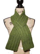Solid Color Ribbed Texture Ribbon Scarf w/Keyhole Design - All Colors Available! - £14.15 GBP