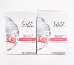 Olay Daily Facials Water Activated Dry Cloths 66 Ct Grapeseed Extract Lo... - £20.02 GBP