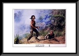 Rambo Sylvester Stallone signed movie photo - £239.74 GBP