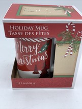 New Royal Norfolk Holiday Coffee Mug 12 oz Christmas Trees - £8.46 GBP