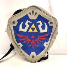 Nintendo Bioworld The Legend Of Zelda Hylian Shield Bag Backpack Soft 2015 - £26.42 GBP
