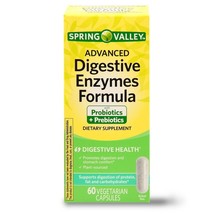 Spring Valley Advanced Digestive Enzymes, 60 Count..+ - £23.73 GBP