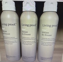 Living Proof No Frizz Instant De-Frizzer Dry Conditioning Hairspray 6.2 Oz X 3 - £41.36 GBP