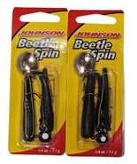 Johnson BSVP1/4BYS Beetle Spin 1/4 oz. Fishing Spinnerbait Lure Lot of 2... - £9.14 GBP
