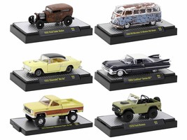 &quot;Auto-Thentics&quot; 6 piece Set Release 85 IN DISPLAY CASES Limited Edition 1/64 Di - £61.38 GBP