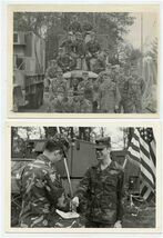 3 Black &amp; White 5x7 US Army Group Photos Karlsruhe Germany 1984 - $23.76