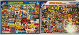 2 White Mountain Jigsaw Puzzles : Games We Played (1000) / Penny Candy (... - £10.18 GBP
